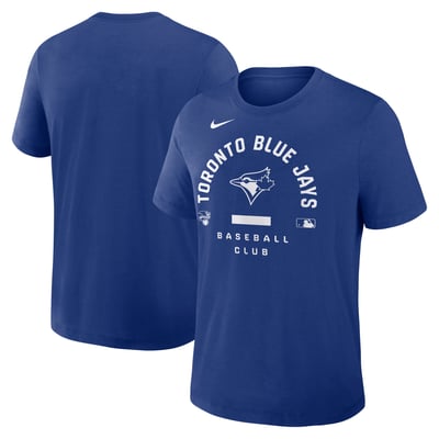 Toronto Blue Jays Nike Authentic Collection Early Work Tri-Blend Dri-FIT T-Shirt - Royal
